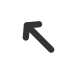 Arrow Up Left SVG Icon